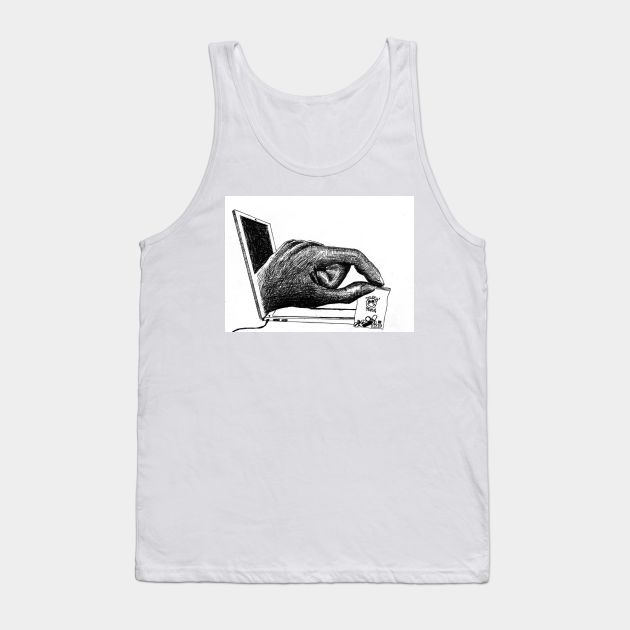 Dark web dealing Tank Top by Lskye